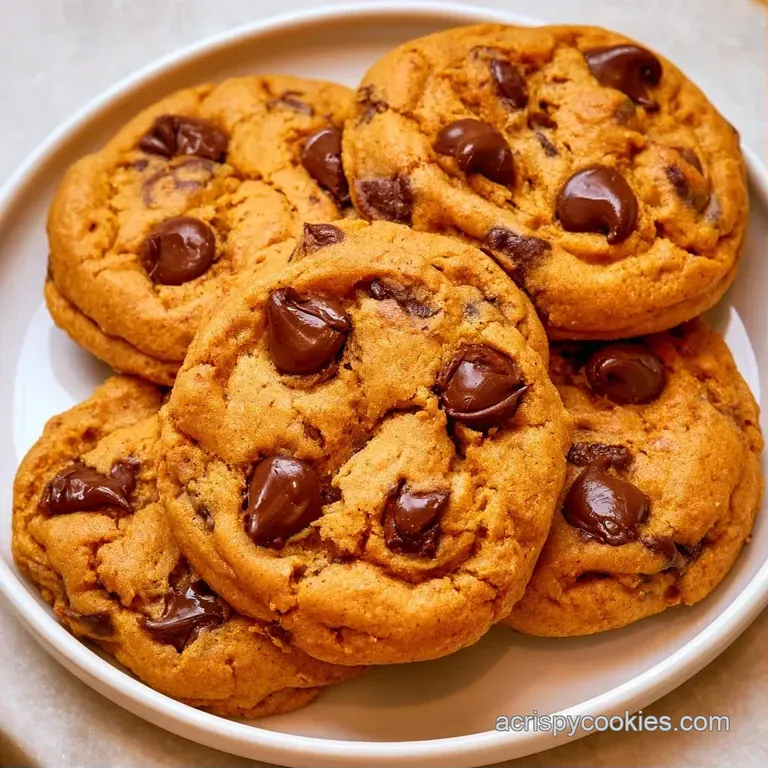 Three soft amber cookies stacked on a white porcelain plate beside a glass of cold milk and a linen napkin.