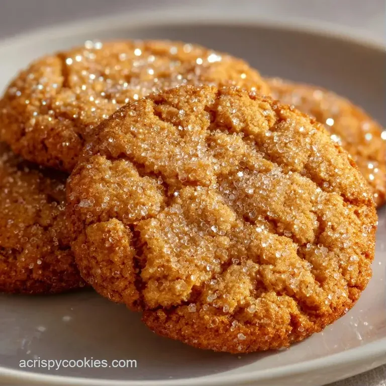 A neat stack of pale gold biscuits dusted with sugar, served on a white ceramic plate beside a glass of milk