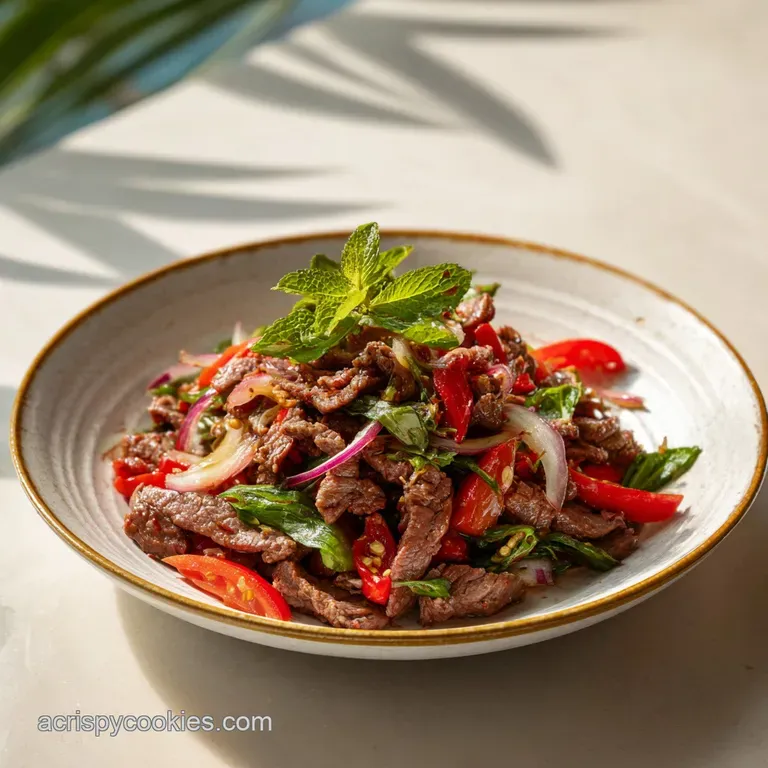 Authentic Thai Beef Salad