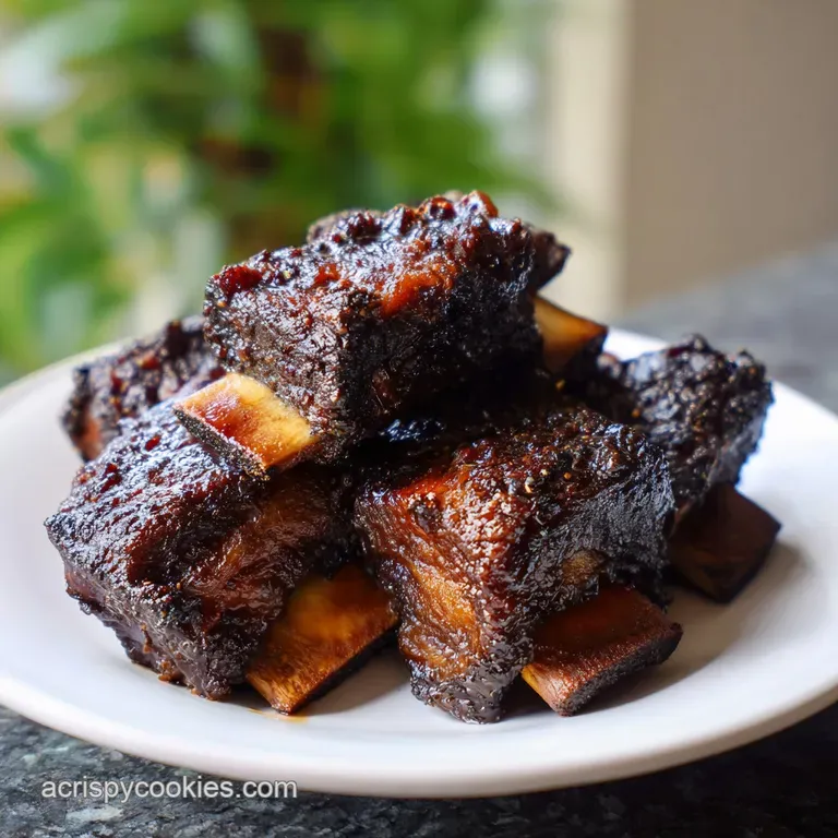Bone-In Beef Short Ribs: Slow Cooked