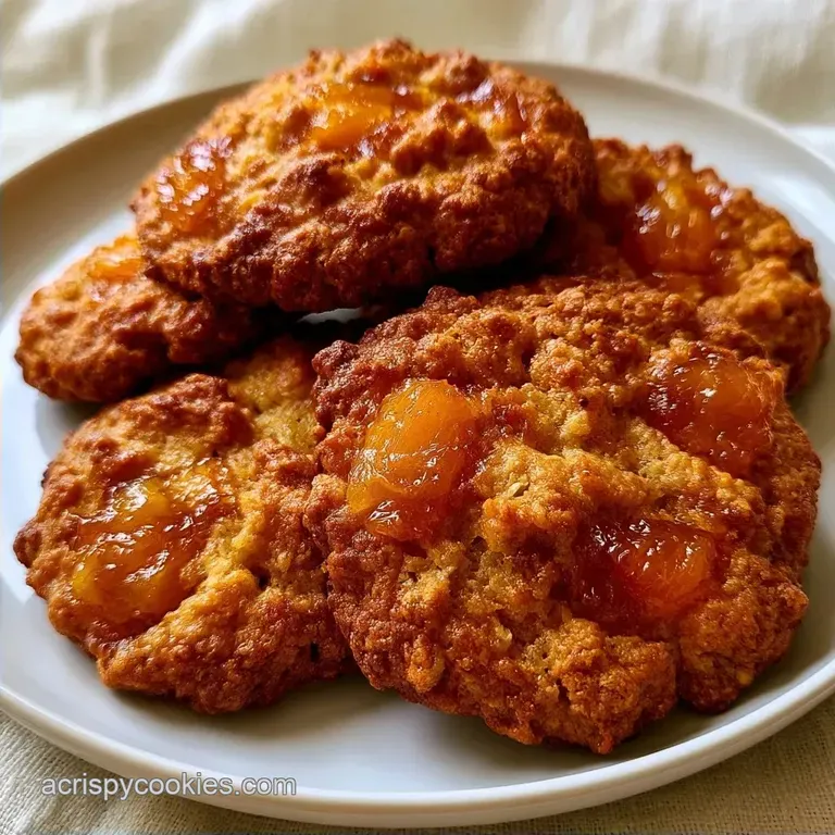 Cinnamon Brown Butter Peach Cookies