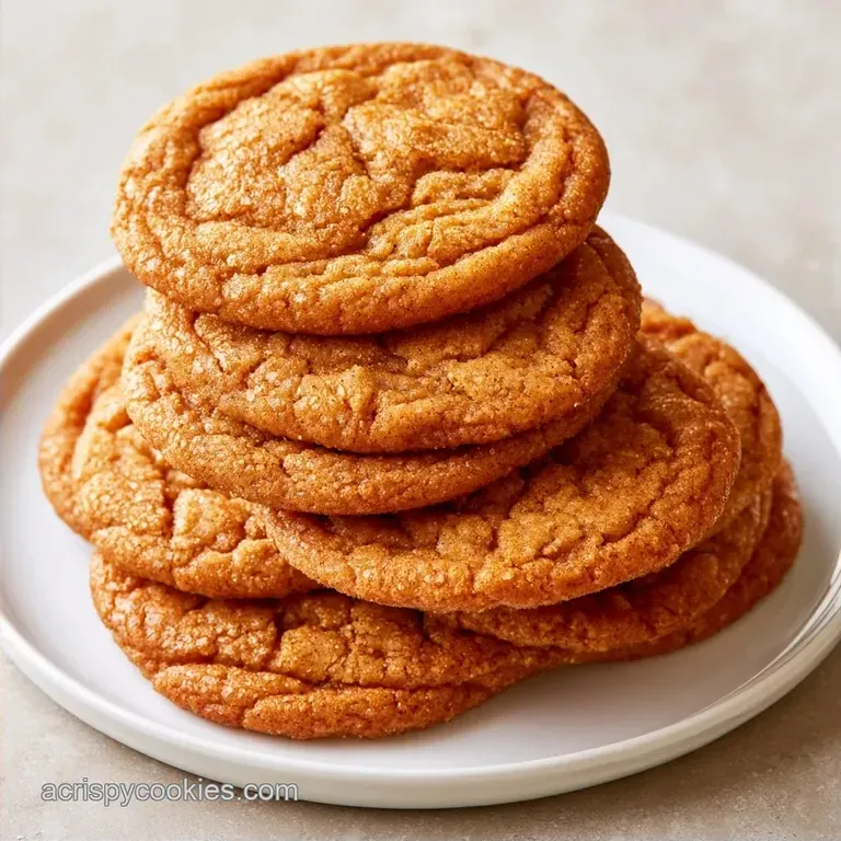 Brown Butter Spice Cookies with Dark Brown Sugar