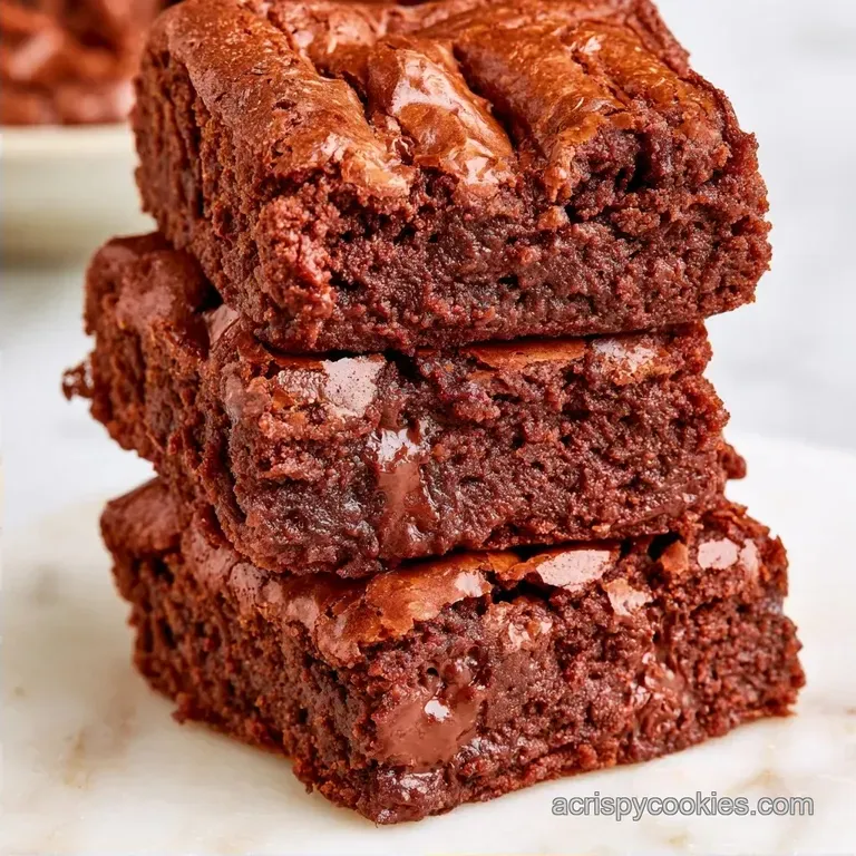 Chewy Homemade Brown Sugar Brownies