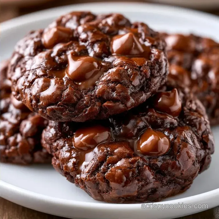 Fudgy Cake Mix Brownie Cookies