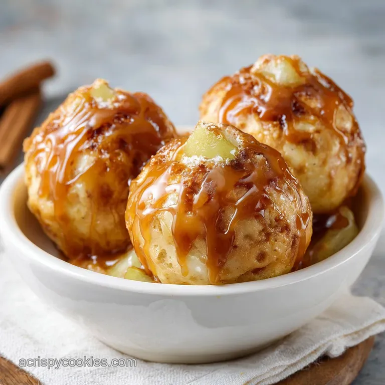 Mouthwatering Caramel Apple Pie Bombs