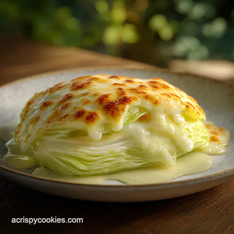Cheesy Cabbage Casserole: Creamy and Baked