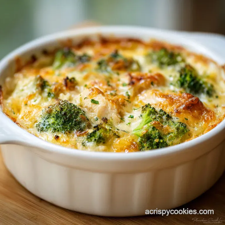 Chicken Broccoli Rice Casserole: Scratch Made