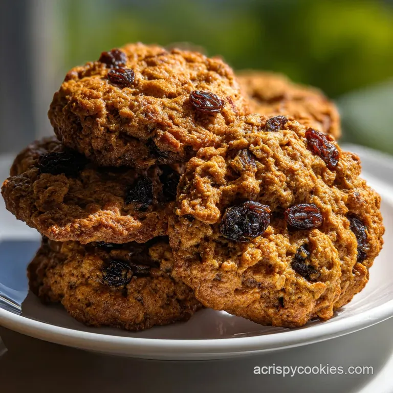 Chewy Oatmeal Raisin Cookies From Scratch