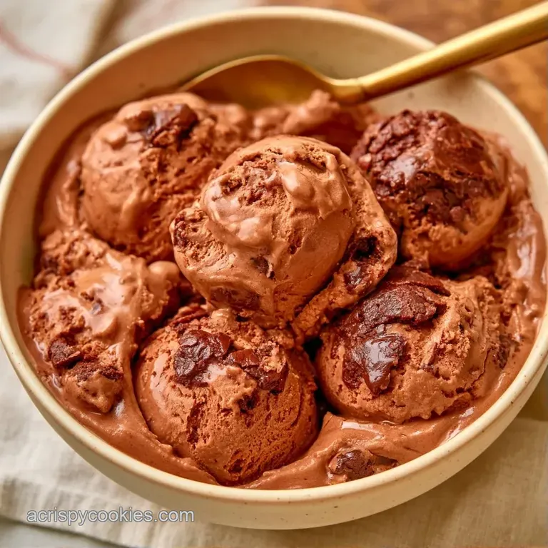 Elegant glass goblet filled with rich chocolate cream and fudgy chunks, topped with a single fresh red raspberry.