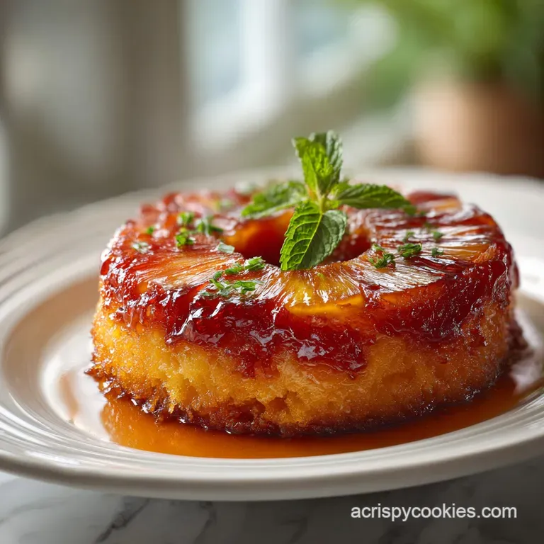 Classic Pineapple Upside Down Cake: Caramelized and Moist