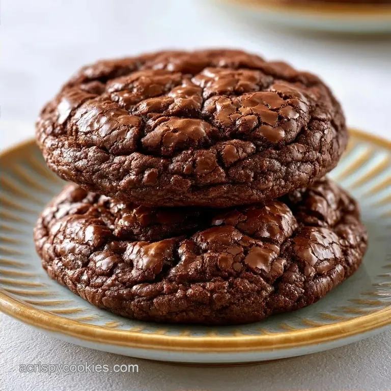 Fudgy Cocoa Powder Brownie Cookies