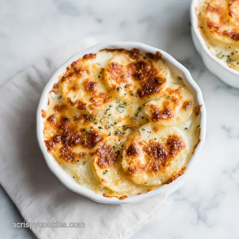 Creamy Cheesy Scalloped Potatoes: Velvety and Golden