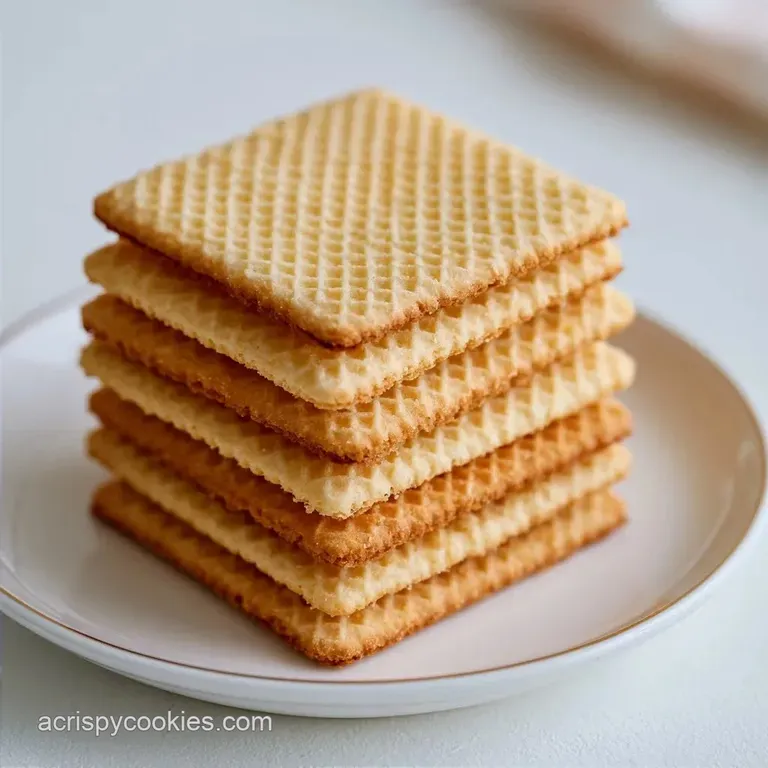 Crisp Vanilla Wafer Cookies: Shatter-Crisp