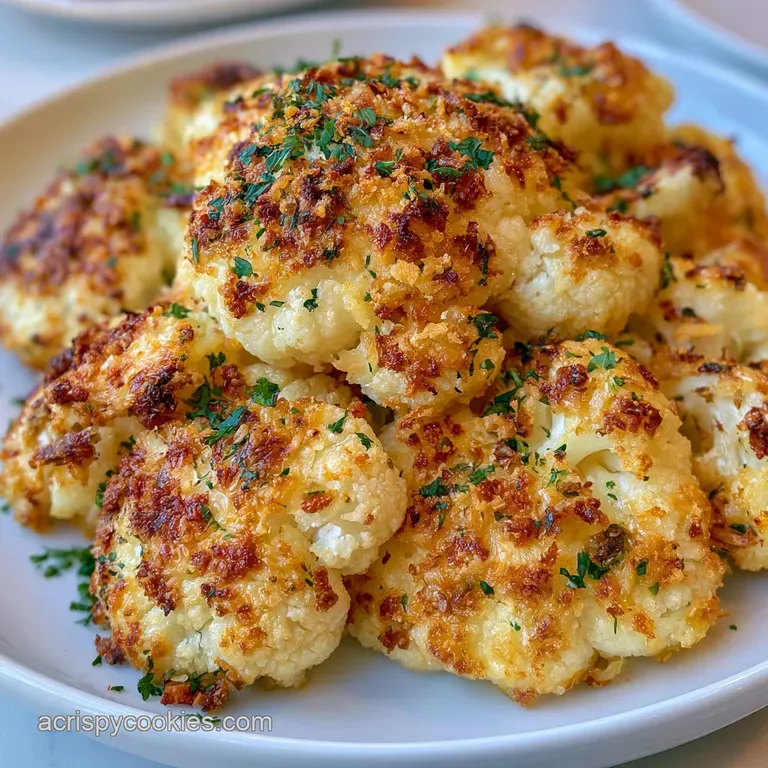Best Crispy Parmesan Roasted Cauliflower