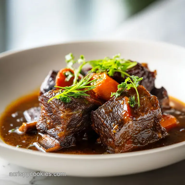Braised Short Ribs Crock Pot Recipe