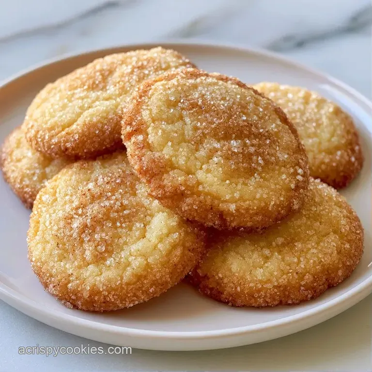 A neat stack of pale gold cookies on a white porcelain plate, accented by a glass of cold milk and a linen napkin.