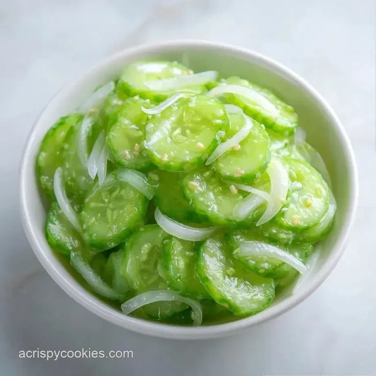 Vibrant green cucumber rounds arranged on a white ceramic platter with sprigs of fresh dill and black peppercorns.
