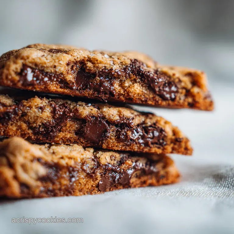 A single, enormous cookie presented on a white plate. Notice the soft, doughy interior and slightly crisp edges.