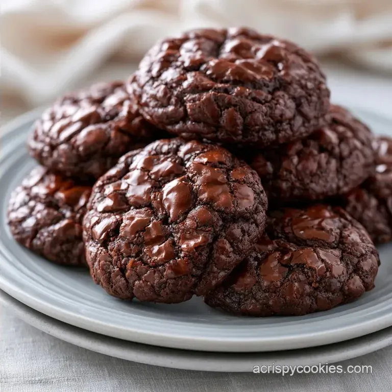 Fudgy Easy Cocoa Brownie Cookies