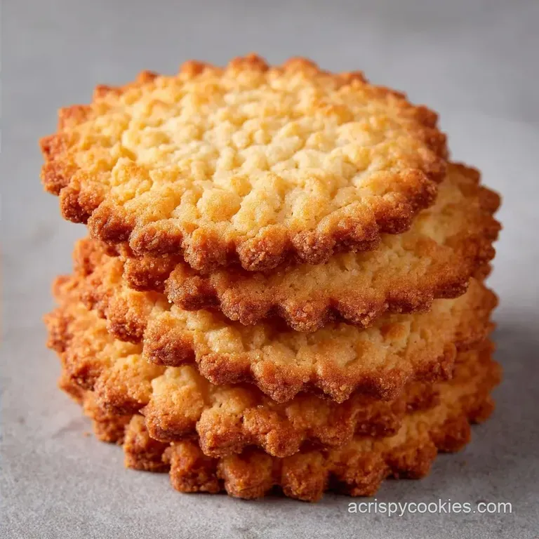 Easy Crispy Cookies: Thin and Golden