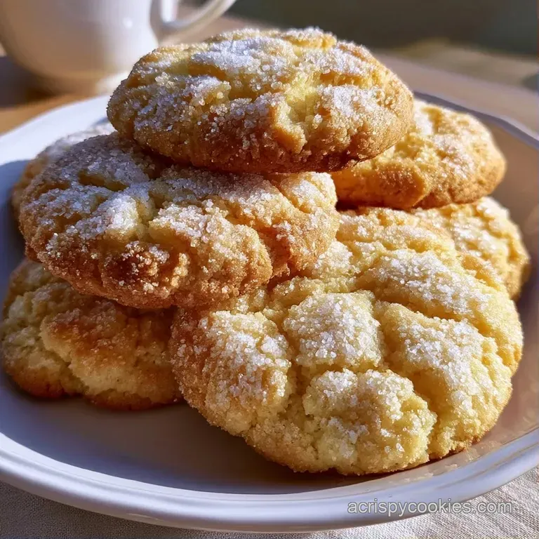 Neatly stacked golden cookies on a white ceramic platter, paired with a cold glass of milk and soft linen.