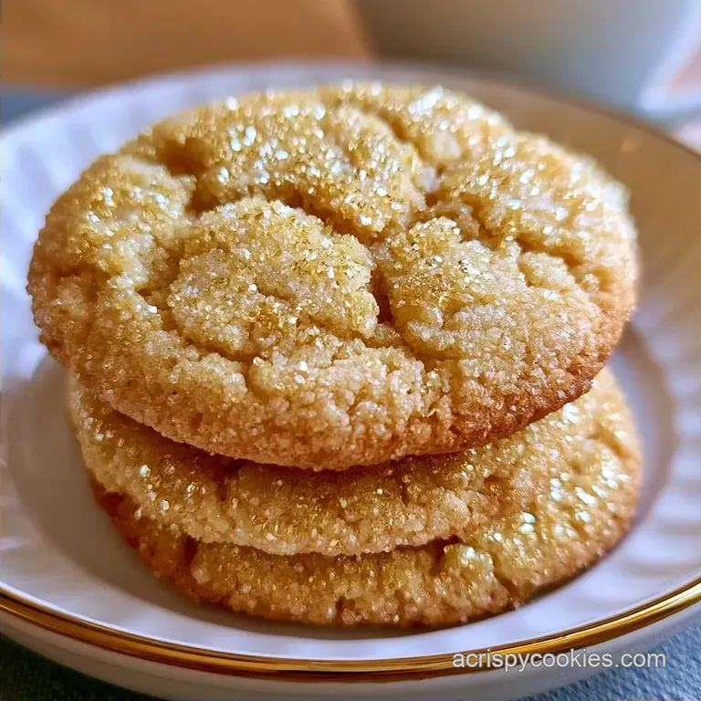 Easy Crunchy Sugar Cookies: Golden and Crisp