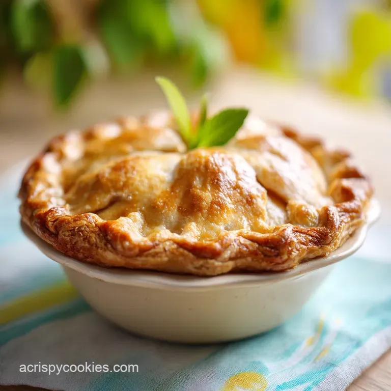Warm apple pie slice with a scoop of melting vanilla ice cream on a white plate