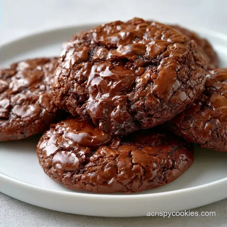 Fudgy Brownie Cookies in 30 Minutes