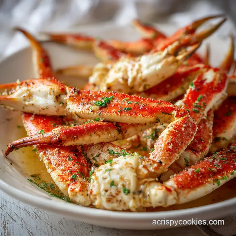 Garlic Butter Crab Legs Recipe