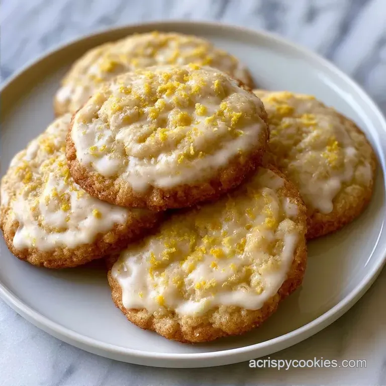 Tangy Glazed Lemon Sugar Cookies
