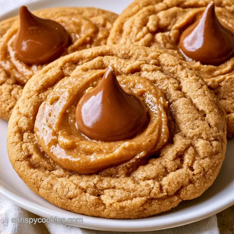 Gluten Free Peanut Butter Blossoms with Almond Flour