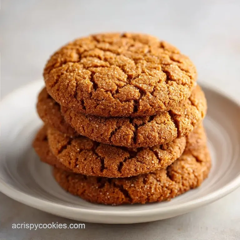 Golden Brown Crunchy Cookies: Thin and Crispy