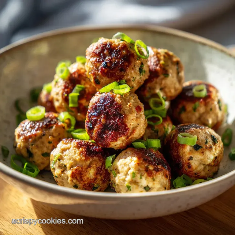 Ground Chicken Meatballs Recipe