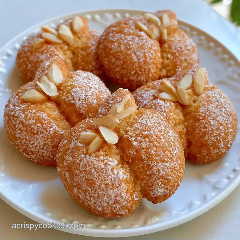 Italian Peach Cookies with Almond Filling