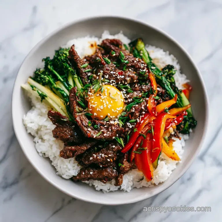 Korean Beef Bowls: Caramelized and Savory