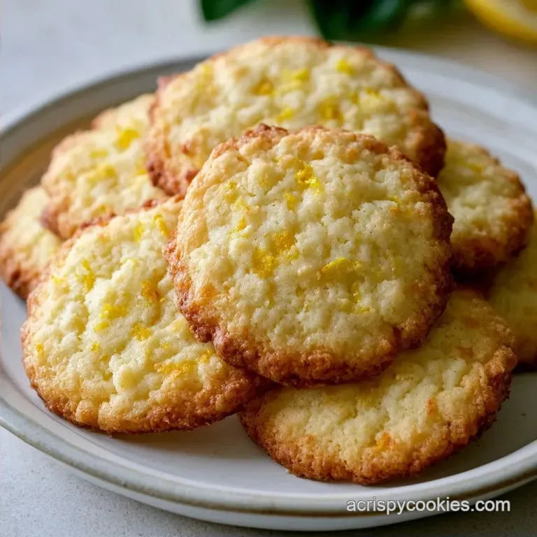 Lemony Butter Sugar Cookies: Golden Crisp