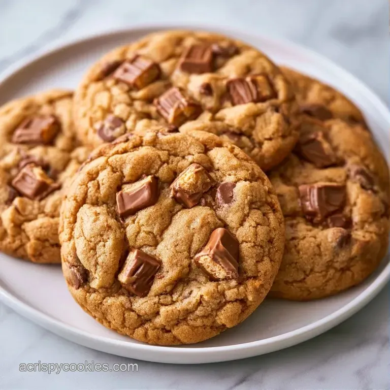 Neatly stacked golden-brown cookies on a rustic wooden board, dusted with fine powdered sugar and sea salt.