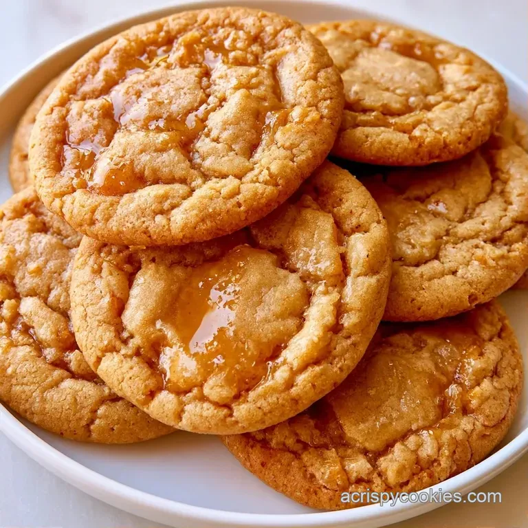 A neat stack of golden-brown cookies on a minimalist white plate next to a tall glass of cold milk.