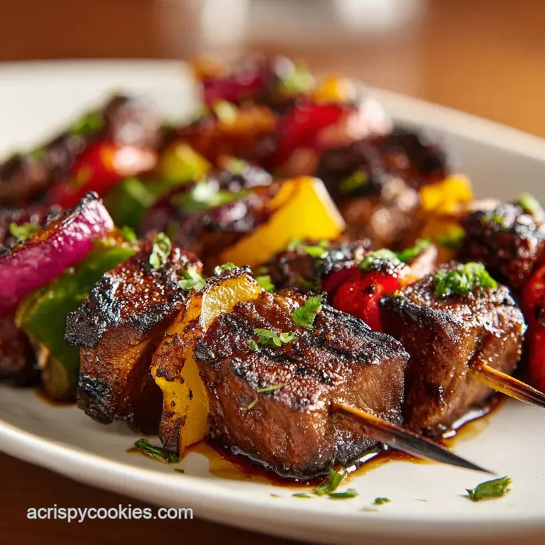 Marinated Beef Kebabs: Tender & Smoky