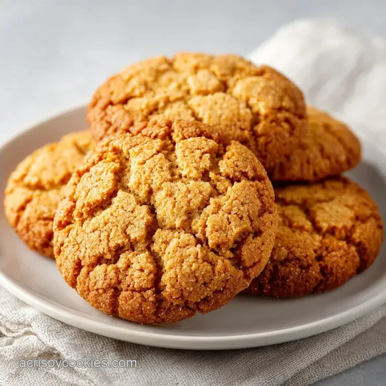 Melted Butter Crispy Cookies: Thin and Crunchy