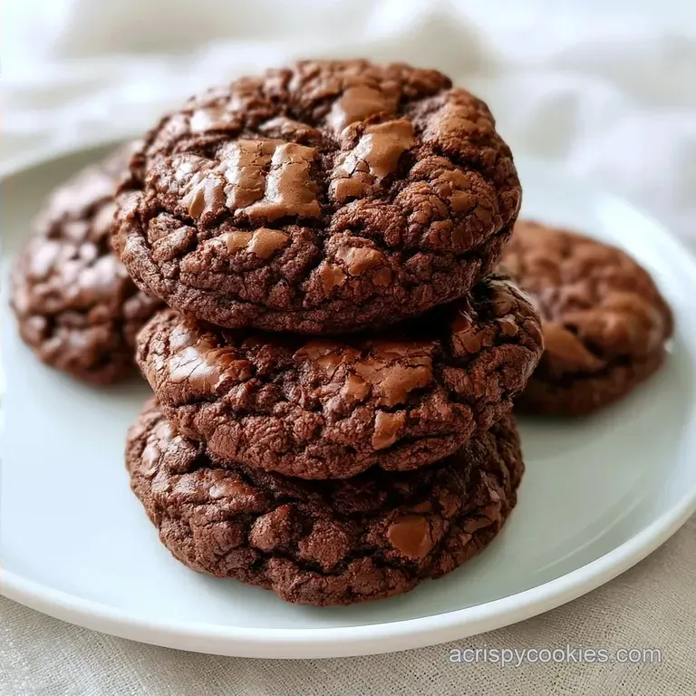 Fudgy NYT Brownie Cookies