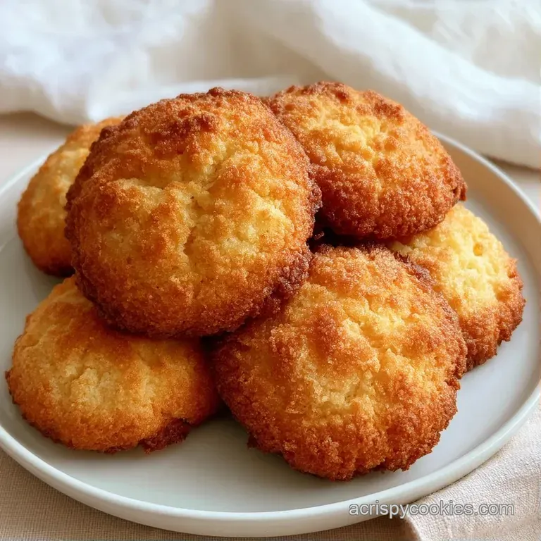 Delicate peach-shaped cookies elegantly arranged with swirls of cinnamon cream and a light dusting of sugar.