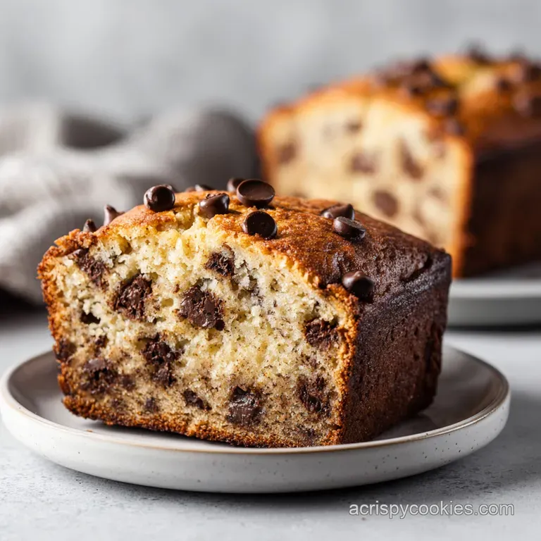 One-Bowl Quick Chocolate Chip Banana Bread
