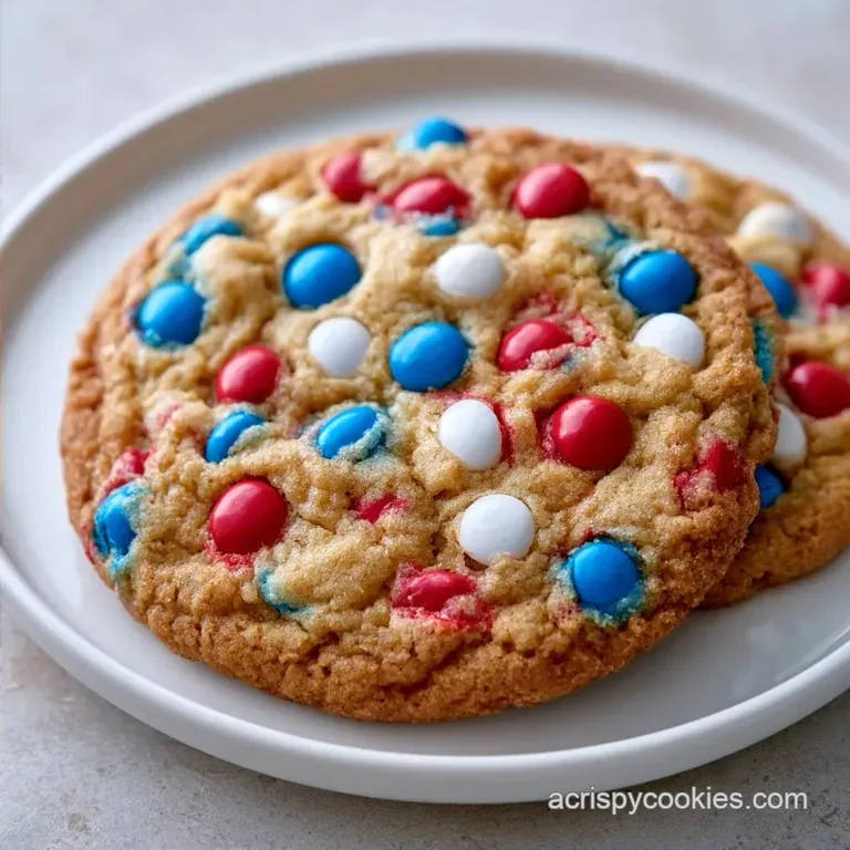 Patriotic MM Sugar Cookies in 27 Minutes