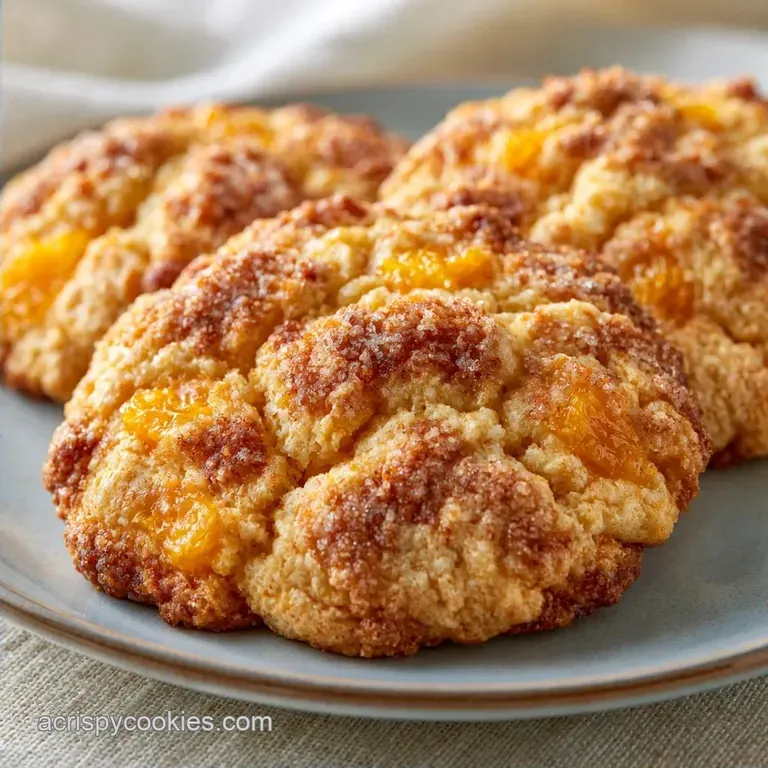 Old Fashioned Southern Peach Cobbler Cookies
