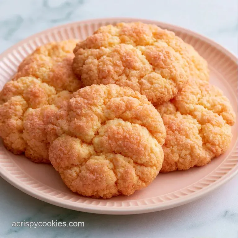 A neat stack of buttery, pale-gold cookies paired with fresh peach slices on a white porcelain dessert plate.