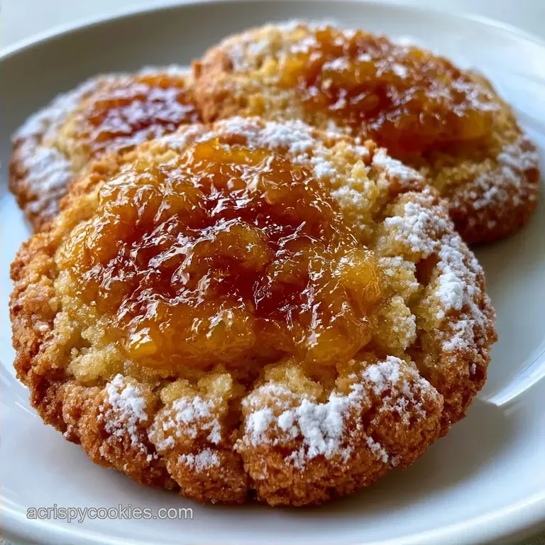 Peach Sugar Cookies: Jammy and Sweet