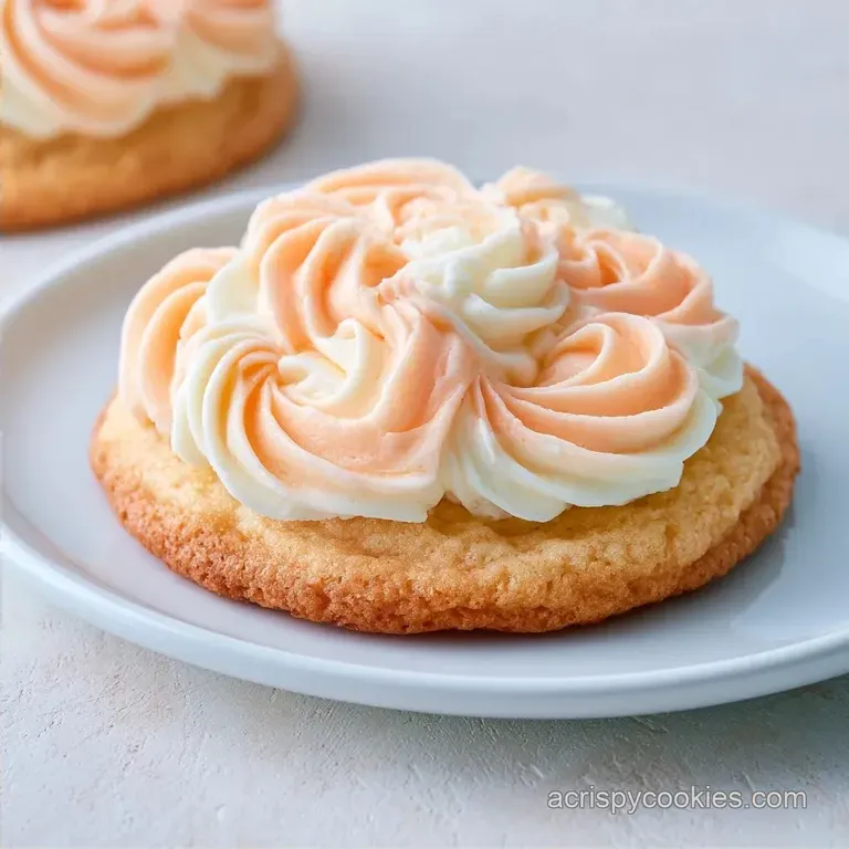 Peaches and Cream Cookies: Crumbl-Style Copycat