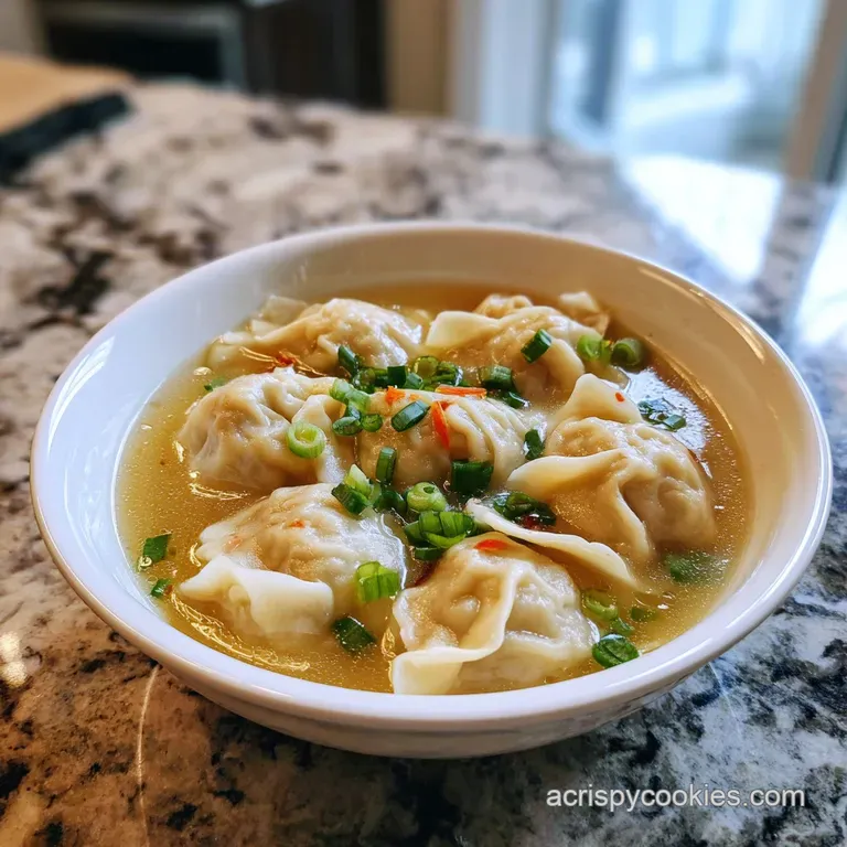 Easy Potsticker Soup Recipe with Ginger