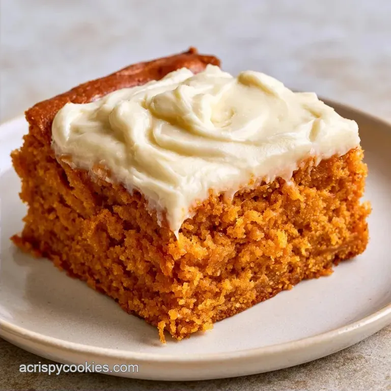 Pumpkin Cake Mix Bars with Yellow Cake